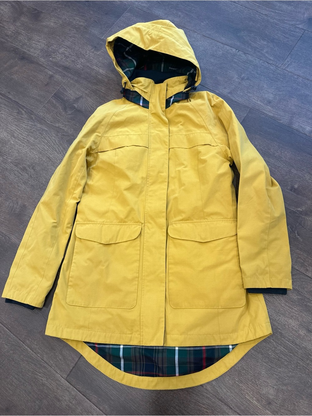 Pendleton Yellow Water-Resistant Hooded Parka Jacket